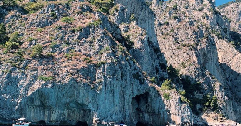 Capri - Scenic Photo of Rock Formations by the Sea